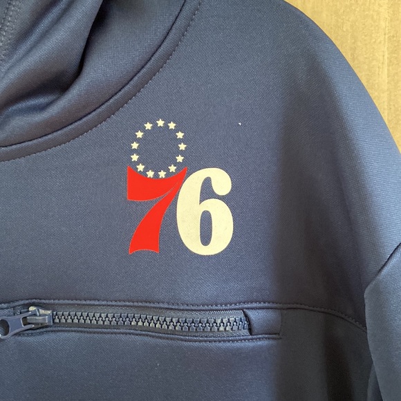 NBA Seventy-Sixers sz XXL hoodie nwt - Picture 3 of 9